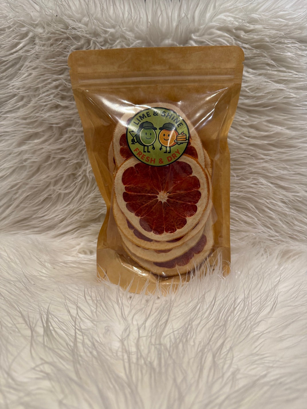 Dehidratált grapefruit karikák — 100 g